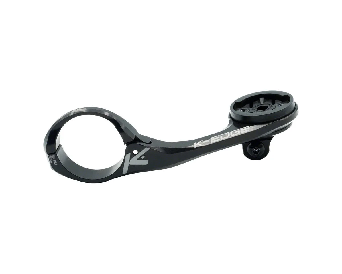 K-Edge 35mm Max XL Combo Mount (Black Anodized) (w/ GoPro-Style Mount) (Garmin Insert)